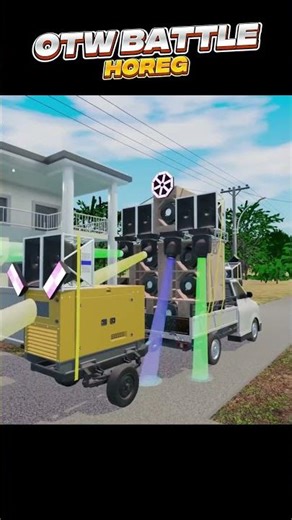 OTW BATTLE NGABUBURIT ON THE ROAD #carnival #soundsystem #dj #djremix #bussid #sound #soundhoreg