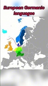 European Germanic Languages! #europe #map #geography