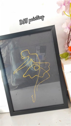 DIY easy one line art frame🤩💖