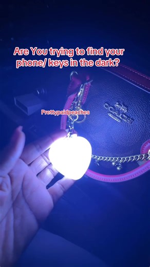 Stylish #LEDPurse #light with USB Charging Touch #sensornightlight Lamp Heart-shaped #illumination for Leather Tote Bag Keychain #pursecharms Perfect Gift for Women