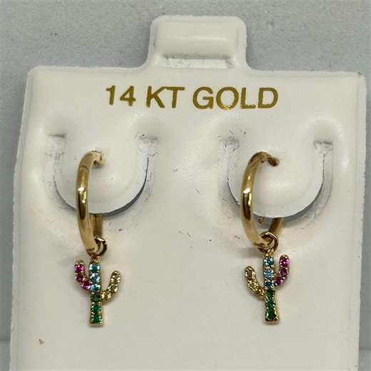14K Gold, Women, Toddler, Little Girls Earrings - Etsy