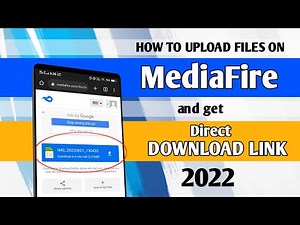 How to Upload Files On #MediaFire | Get Direct Download Link | 2022
