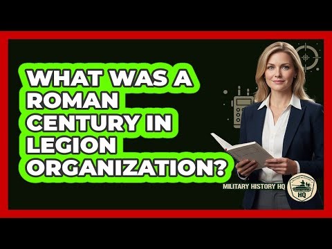 What Was A Roman Century In Legion Organization?