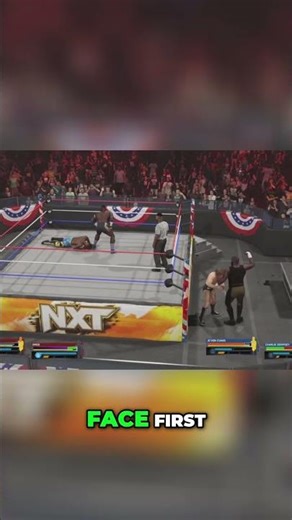 Tag Team Wrestling Mayhem: Choke Slams & Table Breaks! #shorts