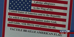 American Braille Flag Project makes flag accessible to veterans through touch