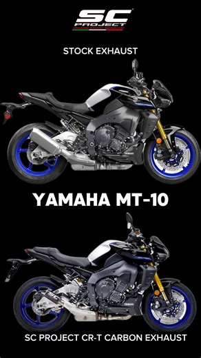 The Sound of Stock Exhaust vs SC Project CR-T Carbon Exhaust on Yamaha MT-10🔥 @scprojectexhaustofficial #sound #soundtest #coldstart #soundcheck #scproject #scprojectitaly #scprojectcrtcarbon #scprojectcrt #crtcarbon #CRT #carbon #scprojectexhaustitaly #scprojectexhaust #knalpotracing #knalpotscproject #knalpotmotogp #yamahamt10 #yamaha #Mt10 #MT10SP #mt10yamaha #motorcycle | SC-Project Indonesia