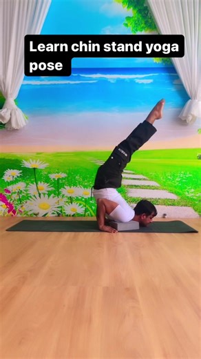 Learn chin stand yoga posture with master yogi Kuljeet Thakur | Yogi kuljeet thakur