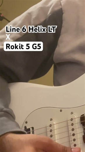 Ambient Helix LT Patch through KRK Rokit 5 G5 Studio Monitors #rokit #line6 #helix #ambientguitar