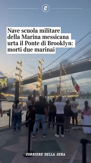 Incidente nave scuola Cuauhtémoc al ponte di Brooklyn