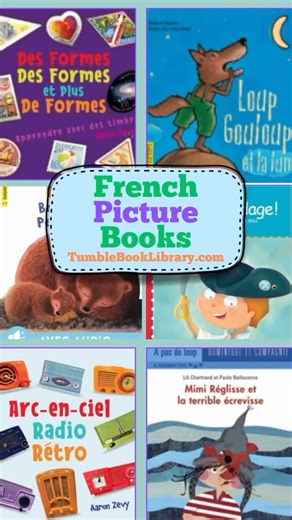 📚 French Picture Books at TumbleBookLibrary! Explore a growing collection of albums jeunesse—perfect for early French learners, bilingual classrooms, and storytime fun. Read now at TumbleBookLibrary.com #FrenchBooks #AlbumsJeunesse #BilingualReads #KidsLit #EarlyLiteracy #Libraries #TumbleBookLibrary | TumbleBooks