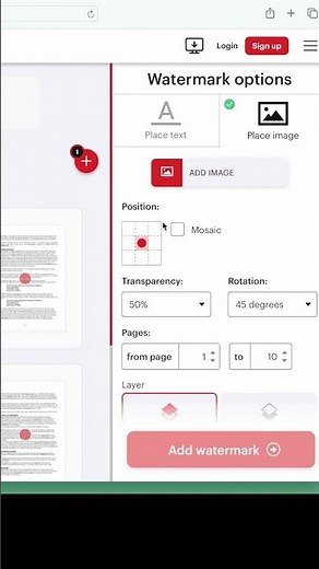 How to Add Watermark to PDF Online Free? #editpdf #pdf #freeonlinetools #freetools #pdfeditor