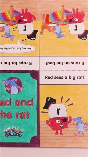 Red and the Rat - An Alphablocks Story | Learn to Read and Spell for Kids | Alphablocks #shorts