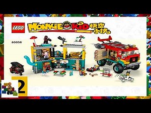 LEGO instructions - Monkie Kid - 80038 - Monkie Kid's Team Van (Book 2)
