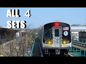 NYC Subway: All Four R179 (J) Train Sets In Action