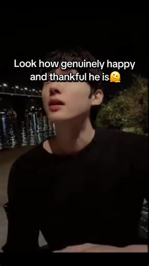 Cute reaction to being given a banana and cupcake