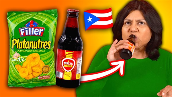 Mexican moms try Puerto Rican snacks for the first time! 😆 | The Crazy Gorilla