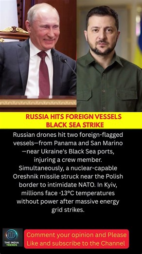 Russia Hits Foreign Ships! Nuclear-Capable Missile Fired Near NATO Border #Russia #Ukraine |EU |NATO