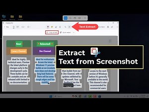 How to Use New Snipping Tool Text Actions Feature in Windows 11