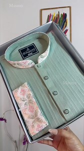 86K views · 678 reactions | order now Whatsapp- 01723182649 ☎️ This color is a pale, light green (Seafoam Green)fabric name - chains soft stige cotton fabric (code-7798) Colour - Mint Green✨premium quality 100%( finishing premium)Size : M-40 ,L-42 ,Xl-44. #masmo #masmopanjqbi #fblifestyle #1billionviews_challenge #fblifestyle #vairal | Masmo | Facebook