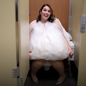 3.8M views · 648 reactions | This nifty device helps you use the bathroom in your wedding gown  | In The Know | Facebook