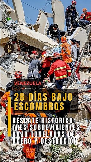 Sobrevivieron 28 días bajo los escombros del terremoto