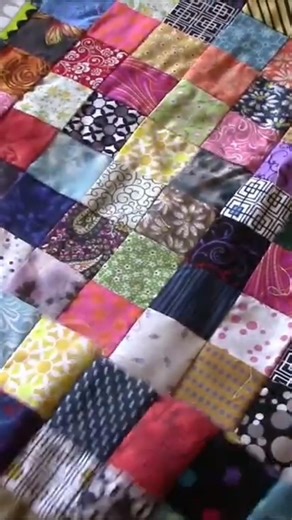 King Size Quilt Top Using Only 2" Squares - It Will Be Done Soon!