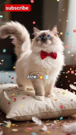 Cat’s Exploding Pillow #shorts #cat #catviral