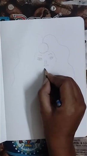 Maa Durga face drawing ❤️#shorts