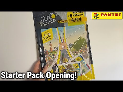 Starter Pack Opening! - Panini Tour De France 2025 Sticker Collection!