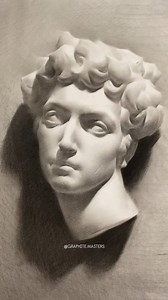 13K views · 21K reactions | Graphite bust study by artist Jia...