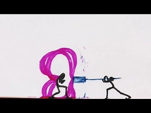 Tokyo Ghoul stickman Fight Flipbook Tutorial | how to draw stickman fight flipbook