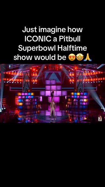 Imagine an Iconic Pitbull Super Bowl Halftime Show