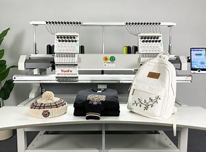[Hot Item] 2 Head 12 Needle Fast Embroidery Machine - USB/WiFi Import for Small-Medium Factory Multi-Style Production