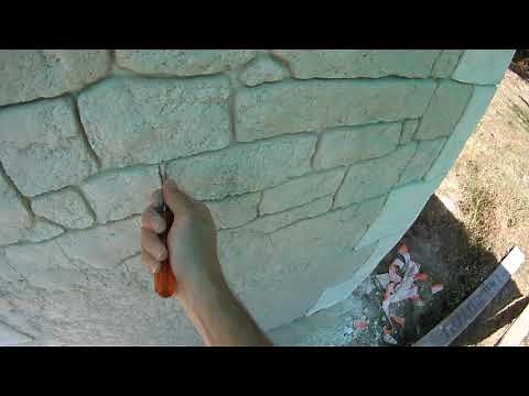 faire un mur en fausse pierre