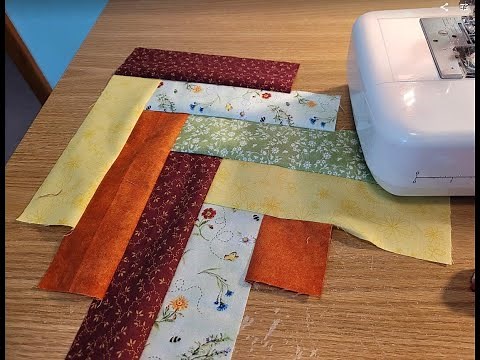 Beginning a Prairie Braid Quilt Border
