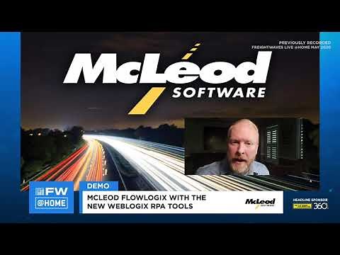 McLeod Demo - FreightWaves LIVE @HOME