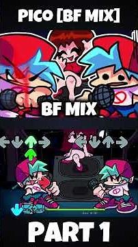 FNF - Pico [PART 2] (BF Mix) (FNF MOD) #shorts