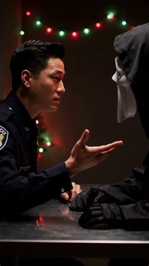 me interrogating a suspicious ghostface on Christmas Eve