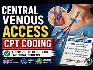 Central Venous Access CPT Coding Explained | Complete Guide for Medical Coders (2026)
