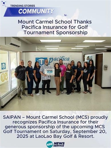 Mount Carmel School Thanks Pacifica Insurance for Golf Tournament Sponsorship