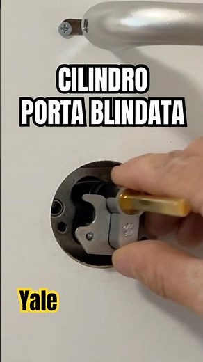 How to install a Yale cylinder on a security door