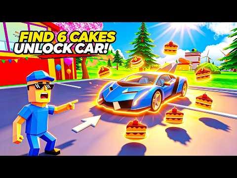 How to Unlock Pixel Racer in Dude Theft Wars | All 6 Cake Locations