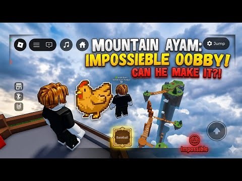 ESCAPE MOUNTAIN AYAM! 🐔🏔️CHICKEN MOUNTAIN OBBY!ROBLOX: MOUNTAIN AYAM ESCAPE __ level 16 to 25