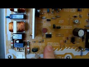 Panasonic TH-P42U20Z plasma TV repair