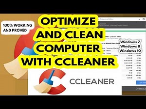 Optimize and Clean your PC Using CCLEANER | Download and Install Ccleaner | #sushiltech