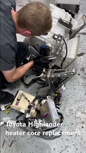 Toyota Highlander heater core replacement #toyota #highlander ￼