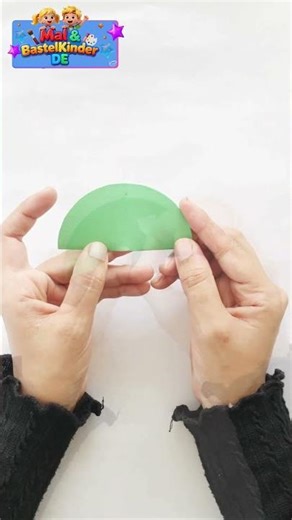 Mini Paper Umbrella 🌂 | Easy Origami Craft for Kids | #Shorts