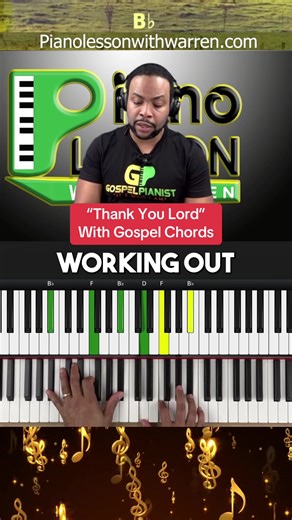 Gospel Piano Chords Tutorial for Worship Songs