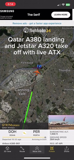 Sit there all day and listen to it #aviationlovers #aviation #flighttracker #fyp #aviationlovers #perthairport #qatar #a380