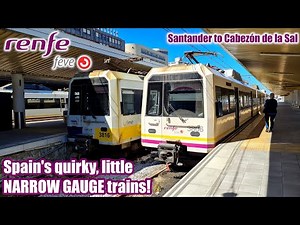 Renfe FEVE! Spain's quirky little NARROW GAUGE trains!